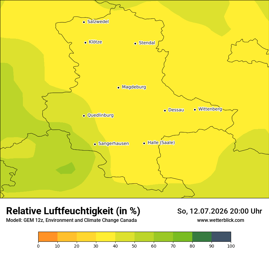 Modellkarte GEM – relhum – st