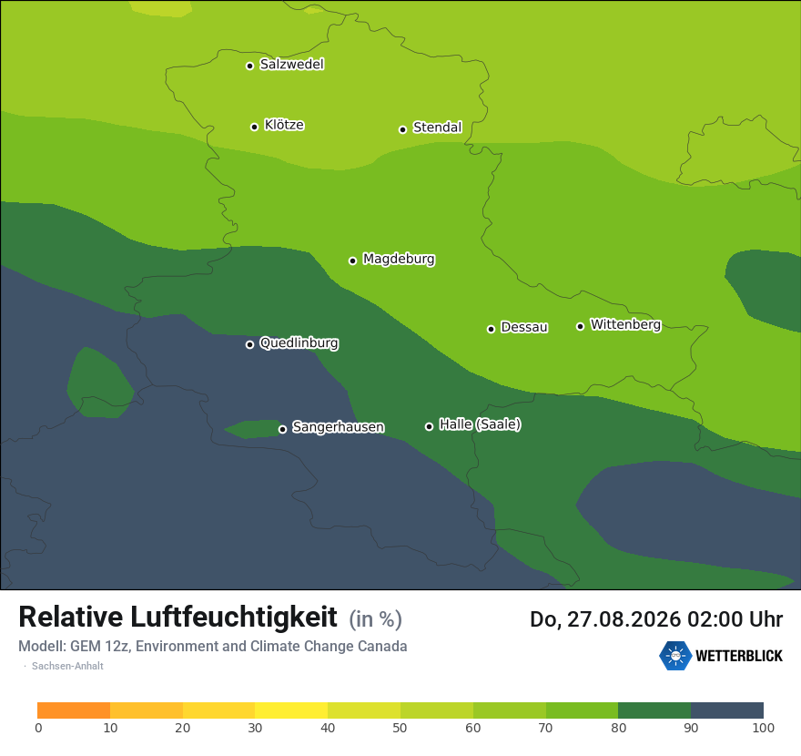 Modellkarte GEM – relhum – st
