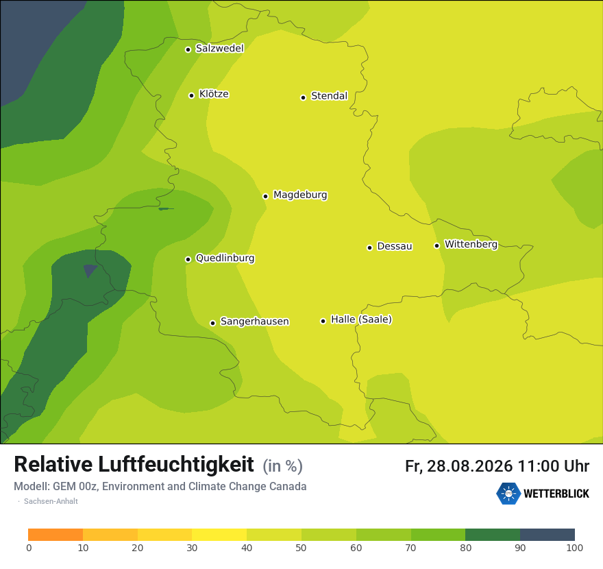 Modellkarte GEM – relhum – st