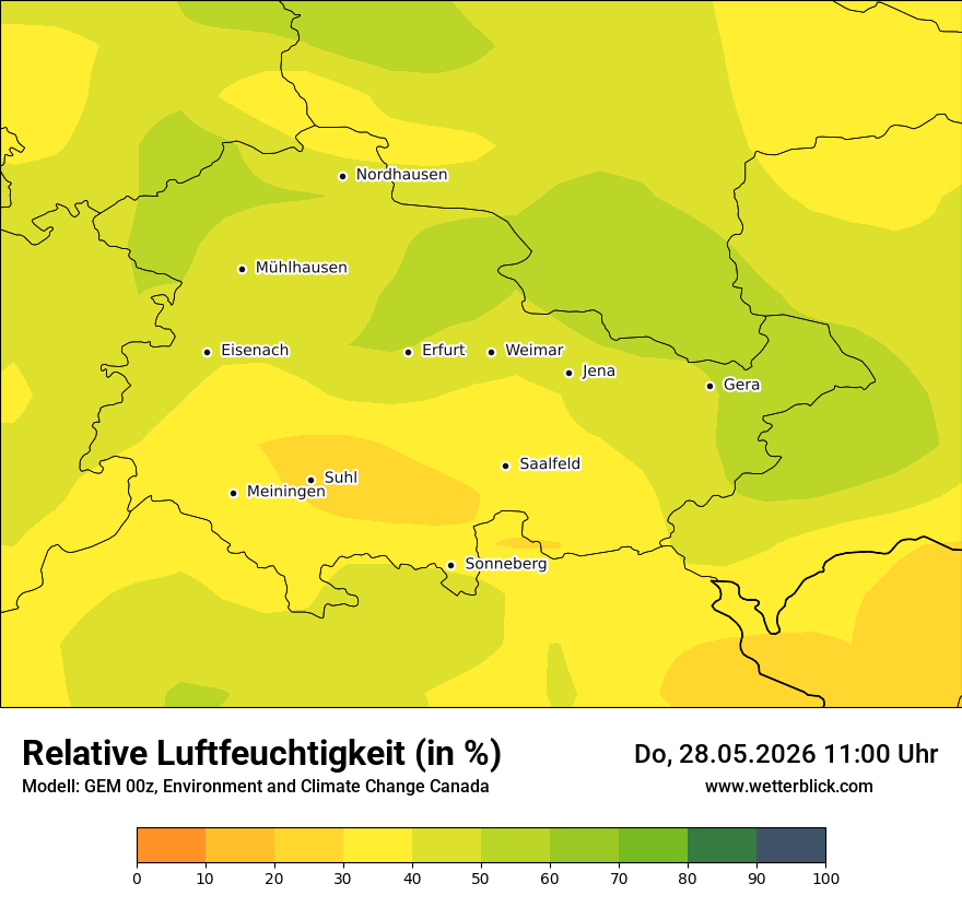 Modellkarte GEM – relhum – th
