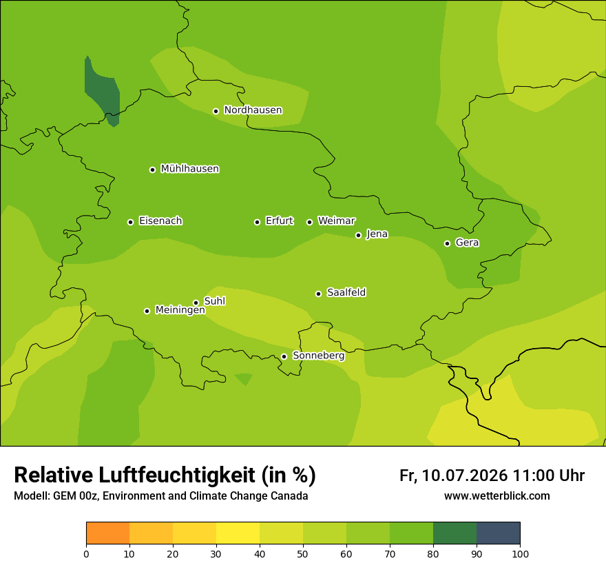 Modellkarte GEM – relhum – th