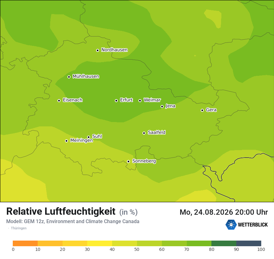 Modellkarte GEM – relhum – th