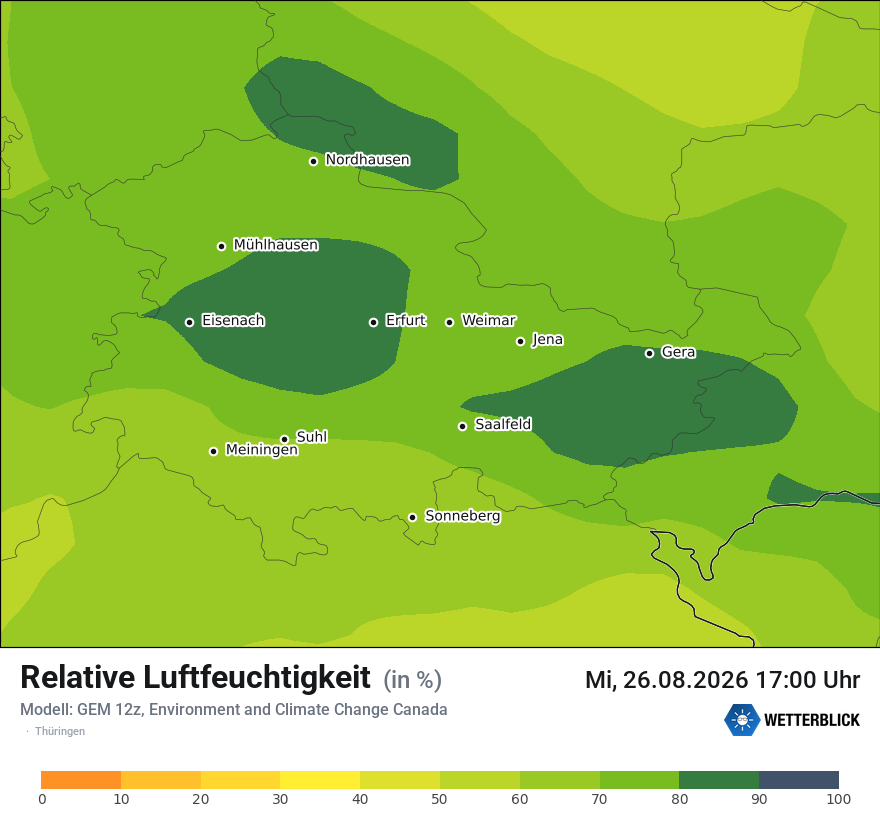 Modellkarte GEM – relhum – th