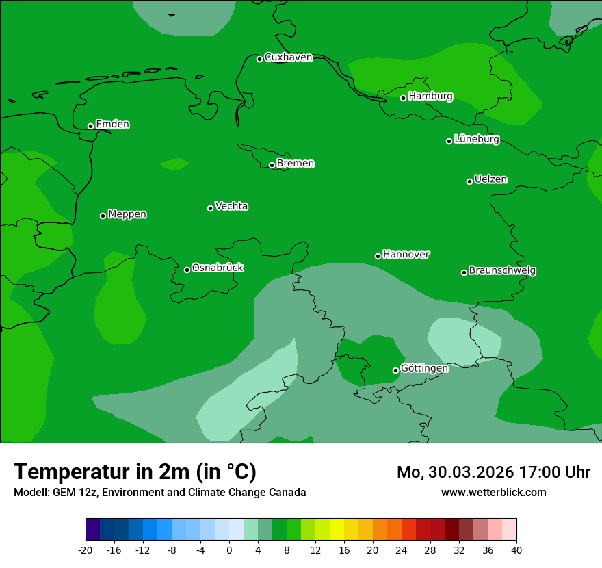 Modellkarte GEM – t2m – ni