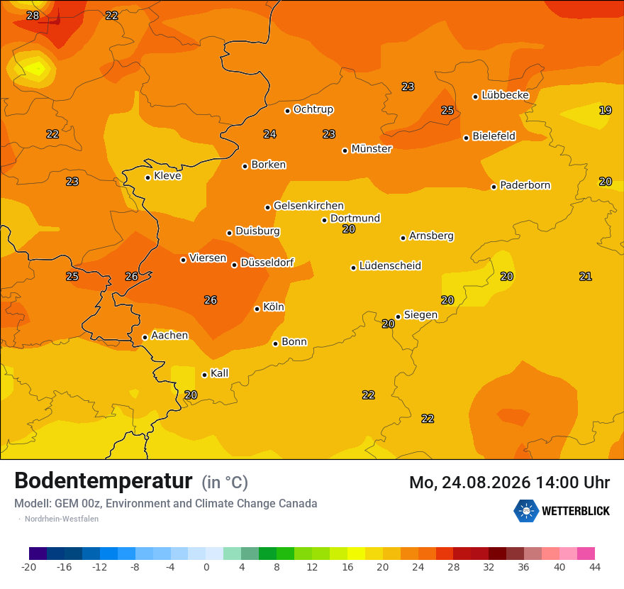 Modellkarte GEM – t_g – nrw