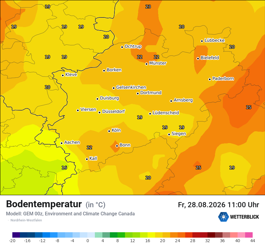 Modellkarte GEM – t_g – nrw
