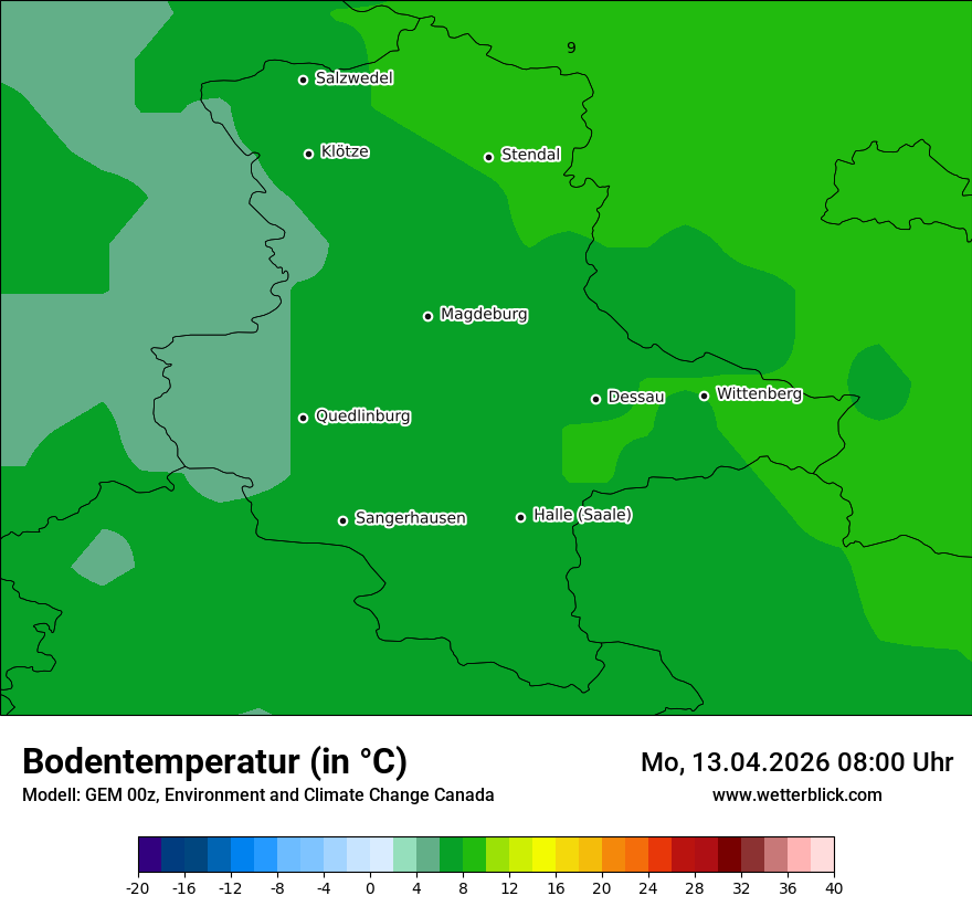 Modellkarte GEM – t_g – st