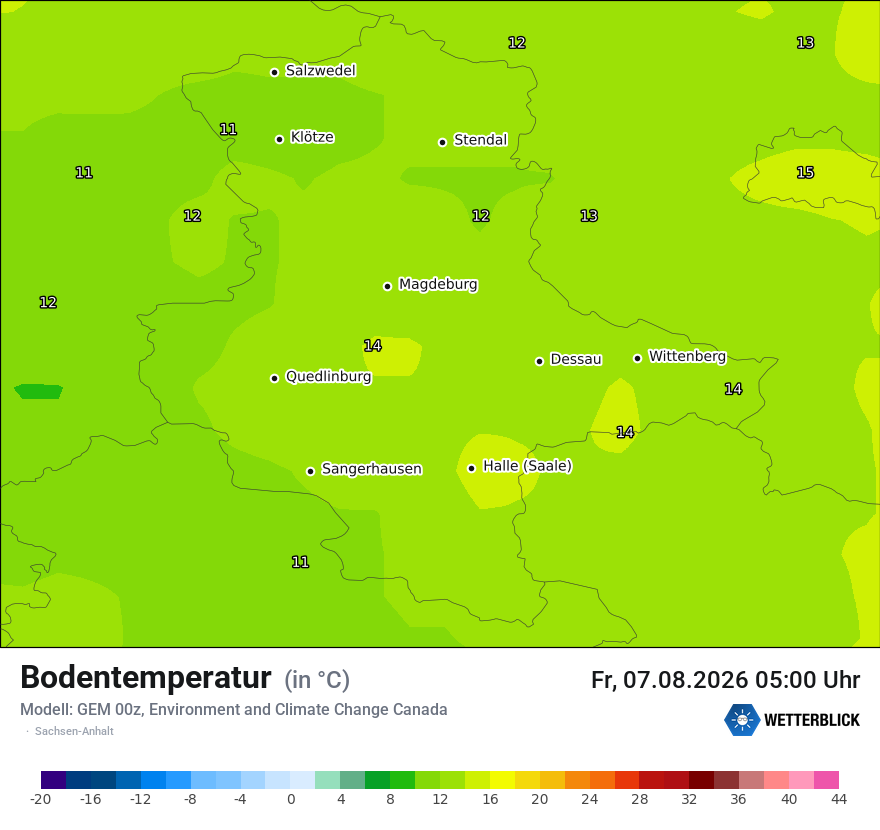 Modellkarte GEM – t_g – st