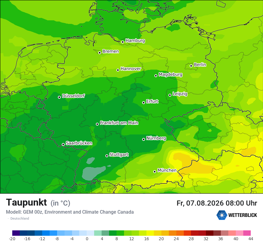 Modellkarte GEM – td – deutschland