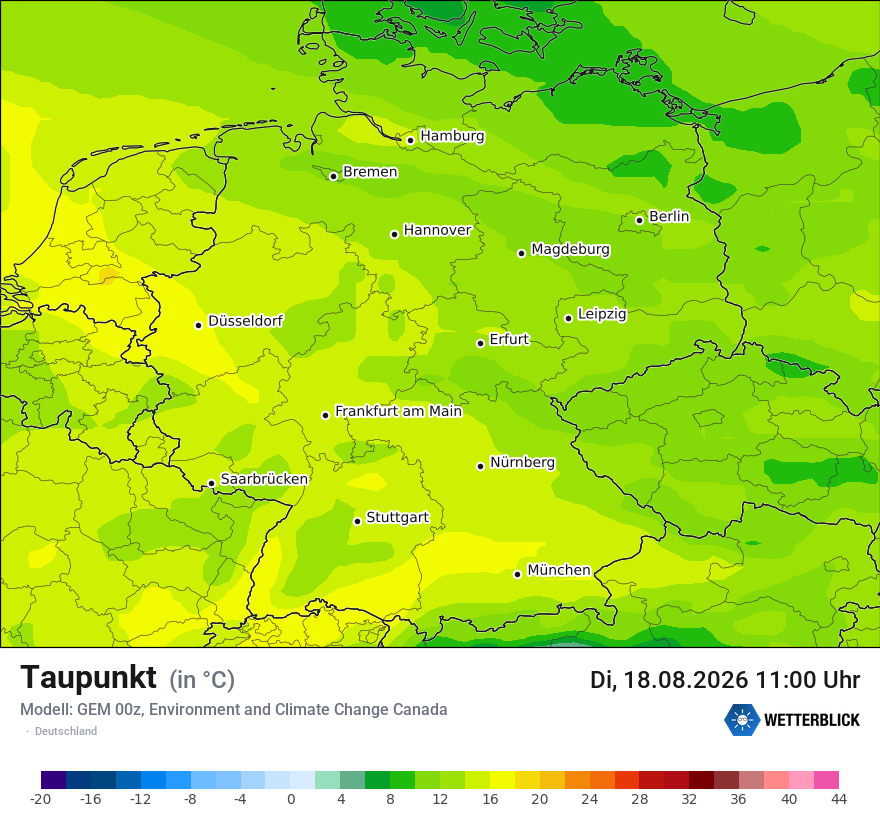 Modellkarte GEM – td – deutschland