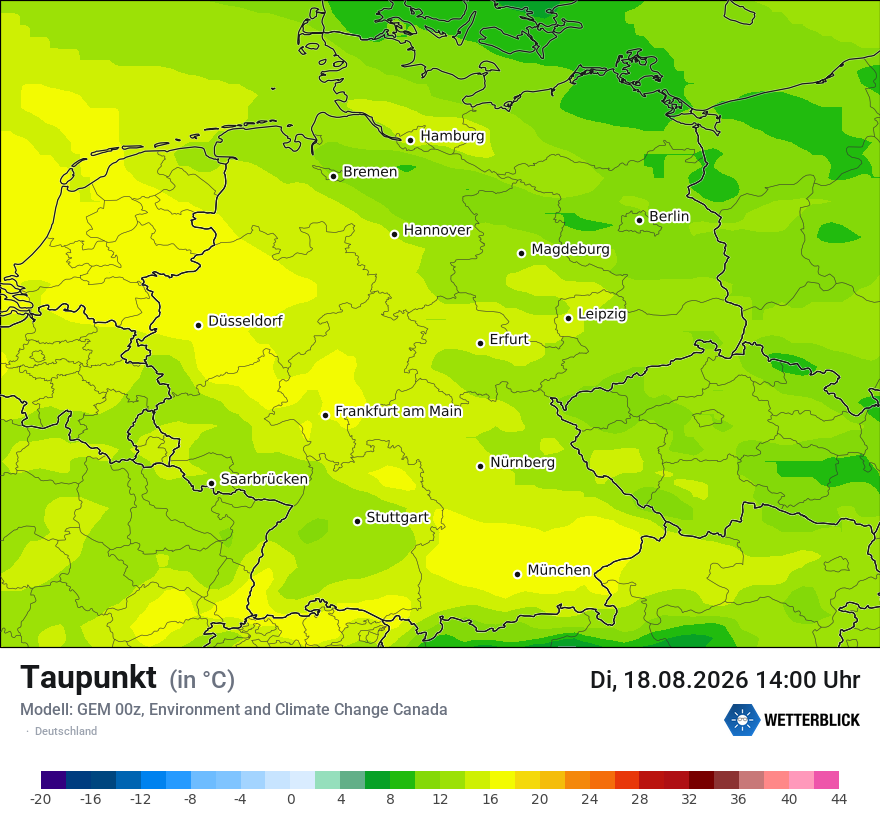 Modellkarte GEM – td – deutschland