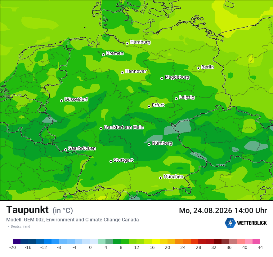 Modellkarte GEM – td – deutschland
