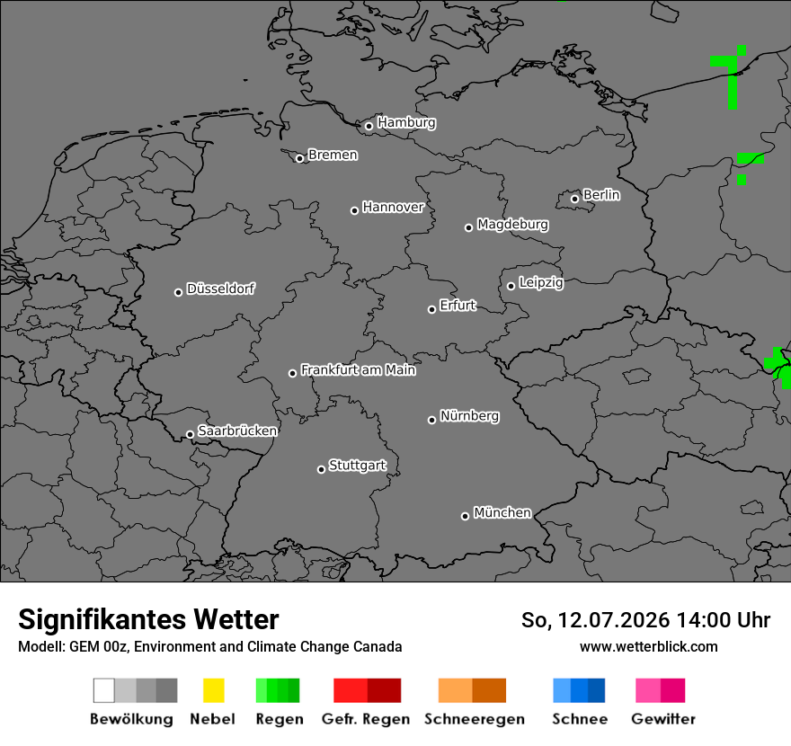 Modellkarte GEM – ww – deutschland