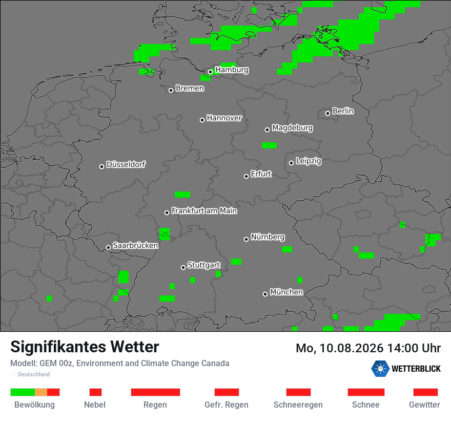 Modellkarte GEM – ww – deutschland