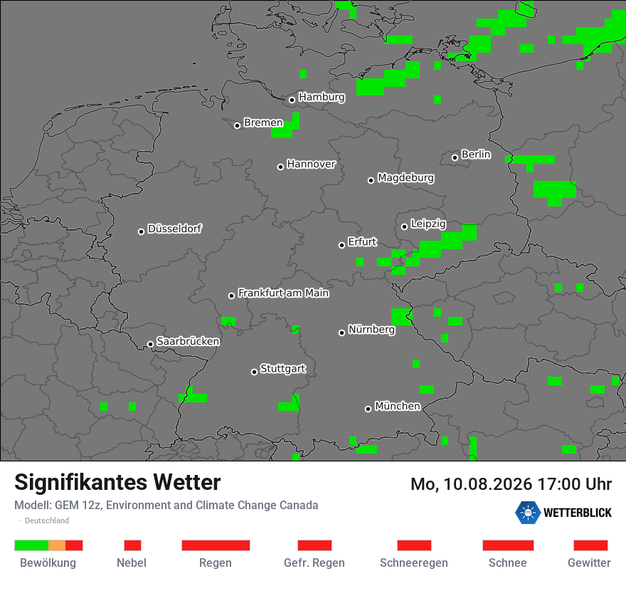 Modellkarte GEM – ww – deutschland
