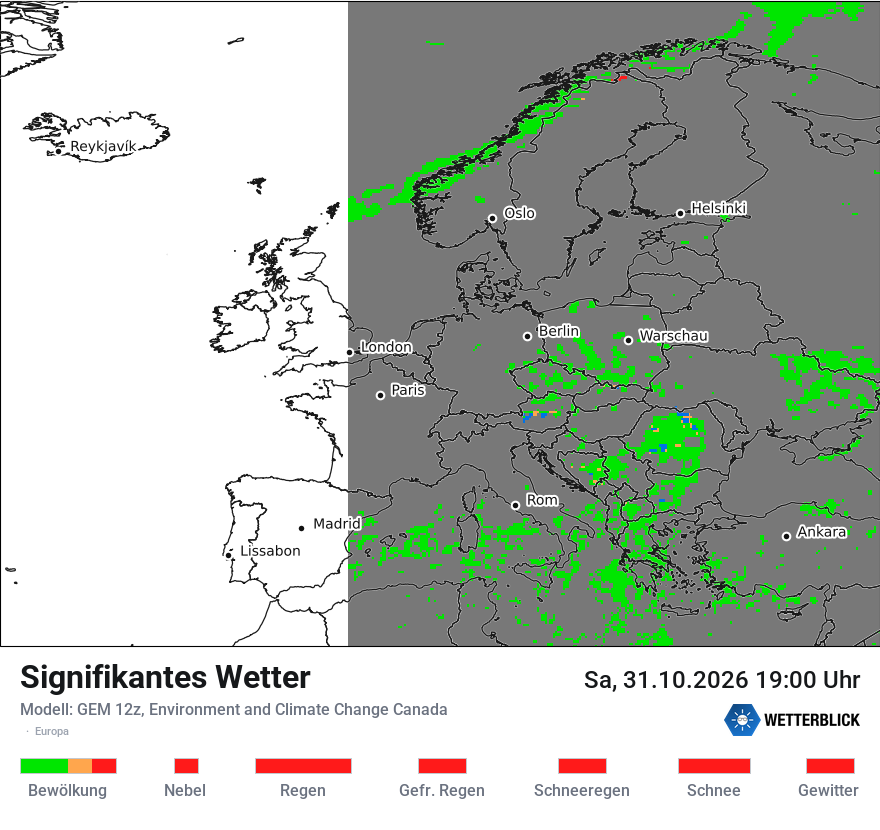 Modellkarte GEM – ww – europa