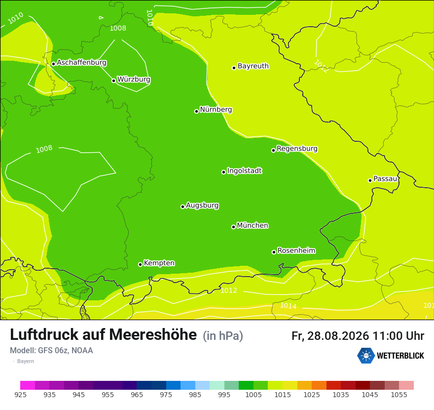 Modellkarte GFS – pmsl – by
