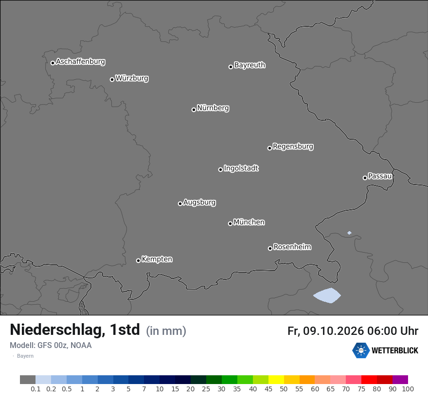 Modellkarte GFS – precip – by