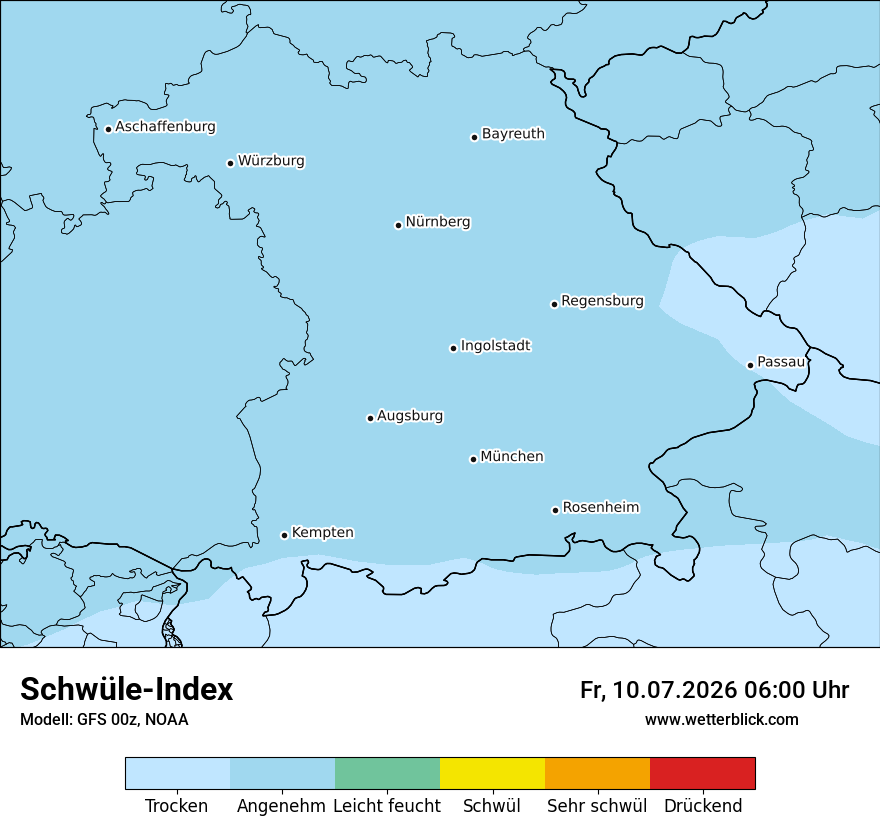 Modellkarte GFS – sui – by