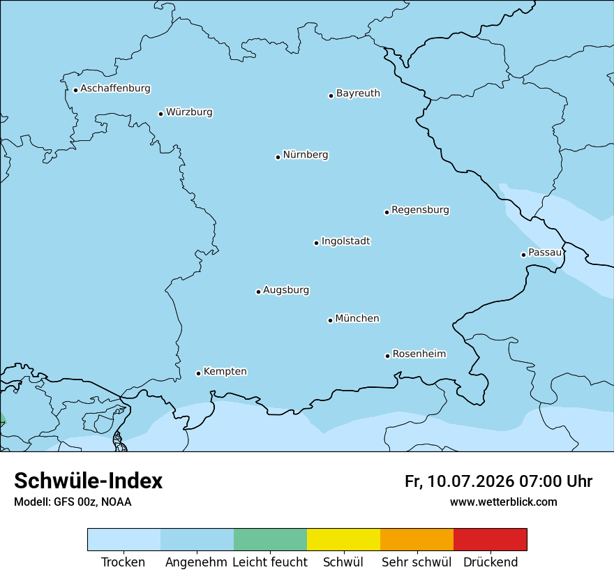 Modellkarte GFS – sui – by