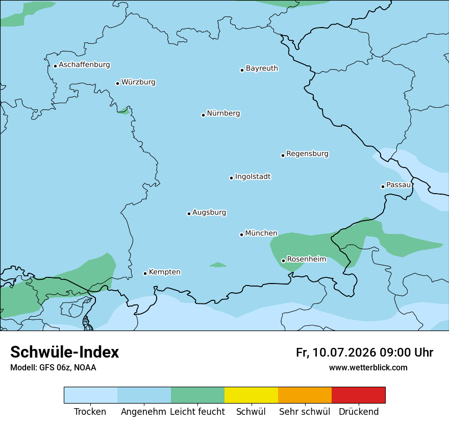 Modellkarte GFS – sui – by