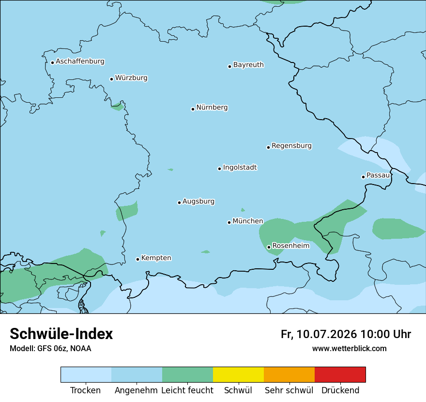 Modellkarte GFS – sui – by