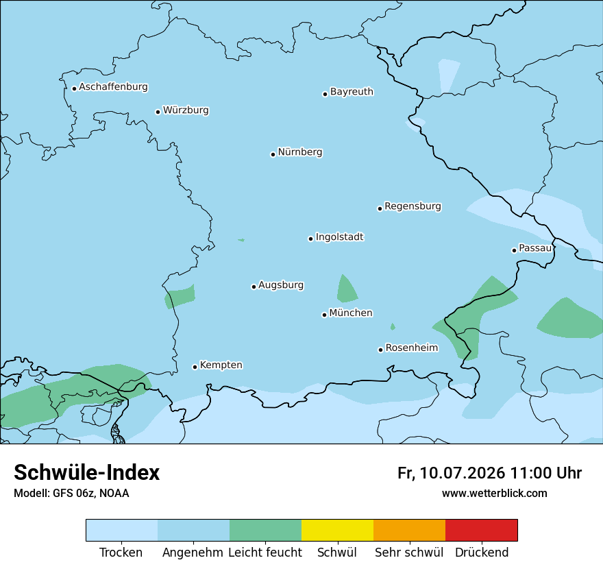 Modellkarte GFS – sui – by