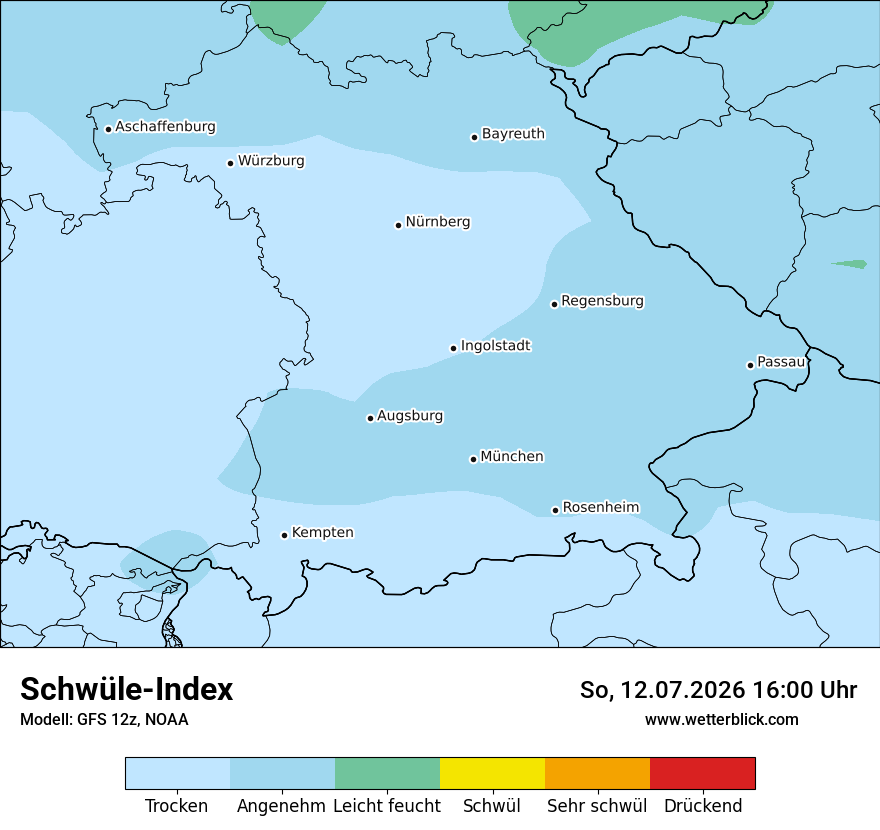 Modellkarte GFS – sui – by