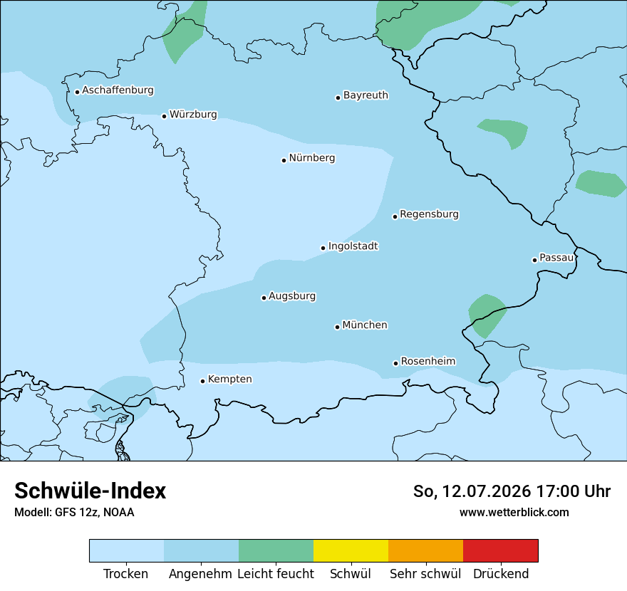 Modellkarte GFS – sui – by