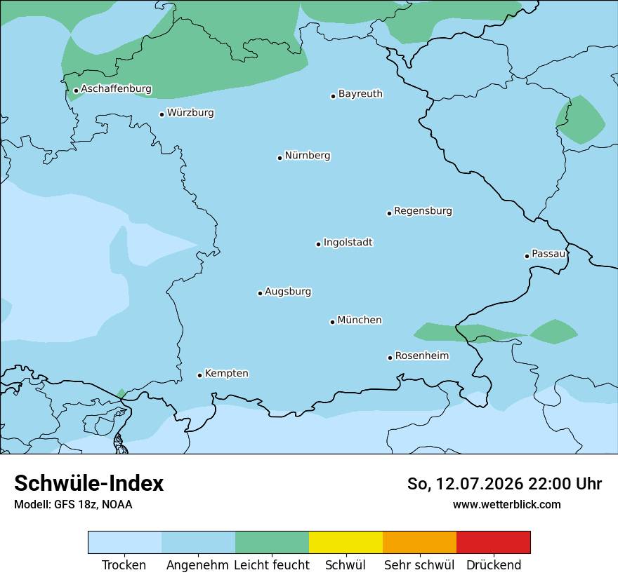 Modellkarte GFS – sui – by