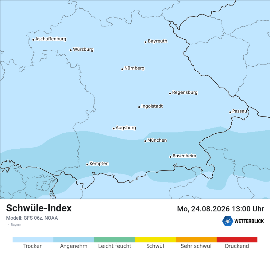 Modellkarte GFS – sui – by