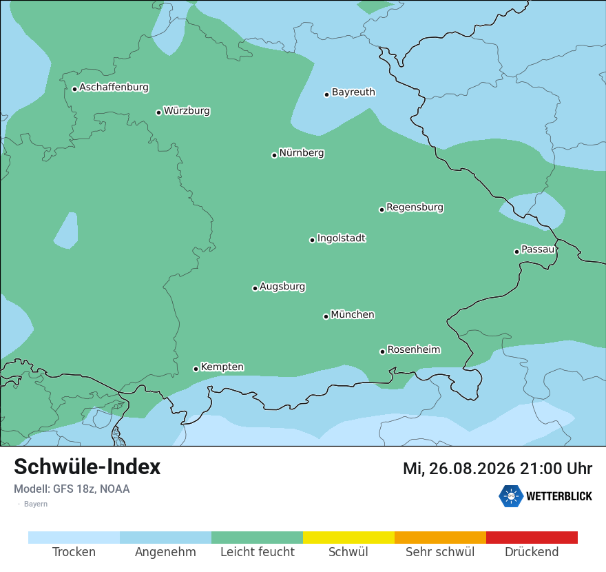 Modellkarte GFS – sui – by