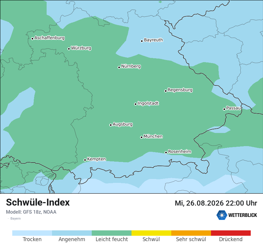 Modellkarte GFS – sui – by