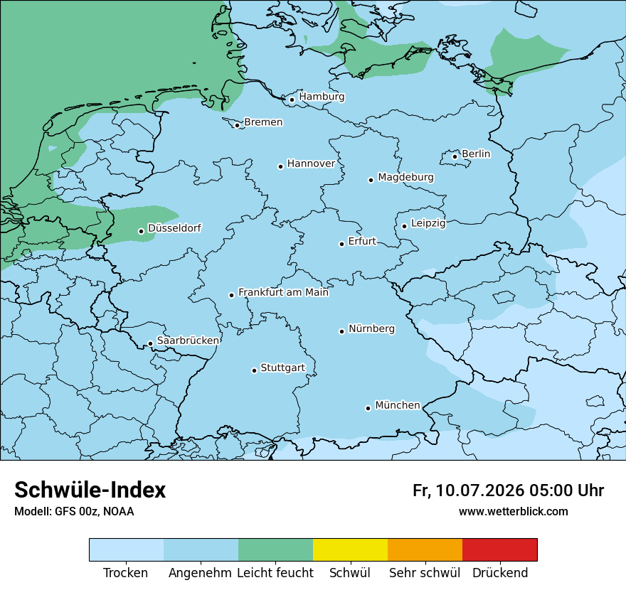 Modellkarte GFS – sui – deutschland