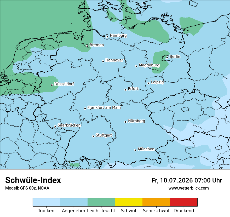 Modellkarte GFS – sui – deutschland