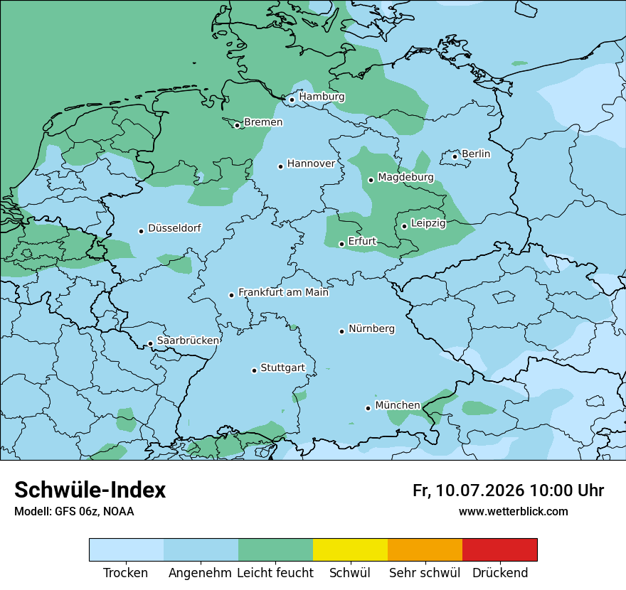 Modellkarte GFS – sui – deutschland
