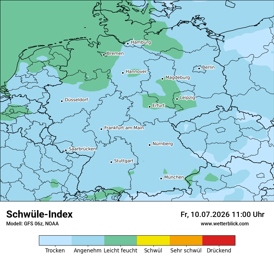 Modellkarte GFS – sui – deutschland