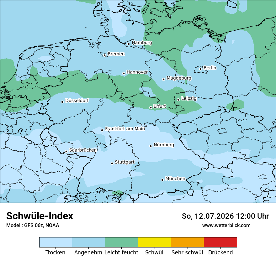 Modellkarte GFS – sui – deutschland