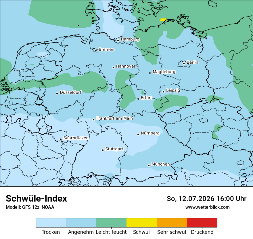 Modellkarte GFS – sui – deutschland