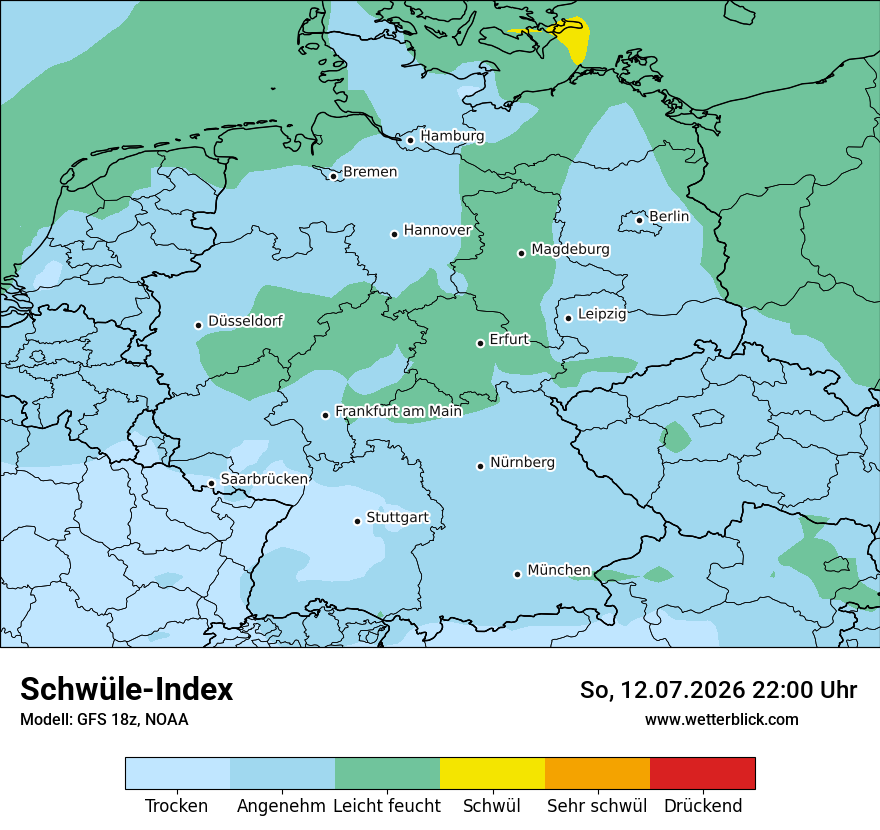Modellkarte GFS – sui – deutschland