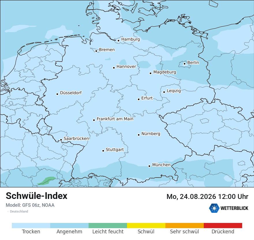Modellkarte GFS – sui – deutschland