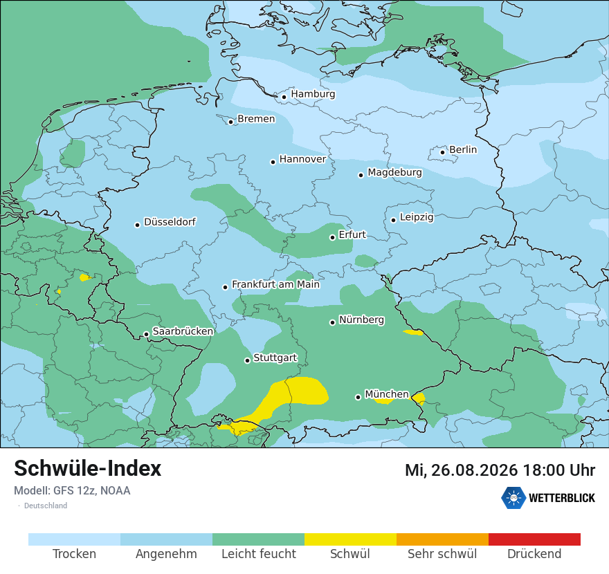 Modellkarte GFS – sui – deutschland