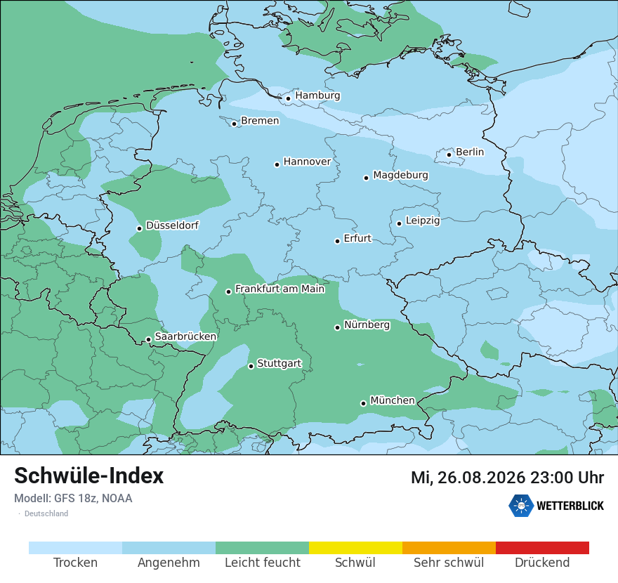 Modellkarte GFS – sui – deutschland