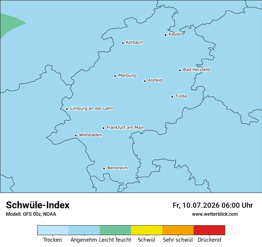 Modellkarte GFS – sui – he