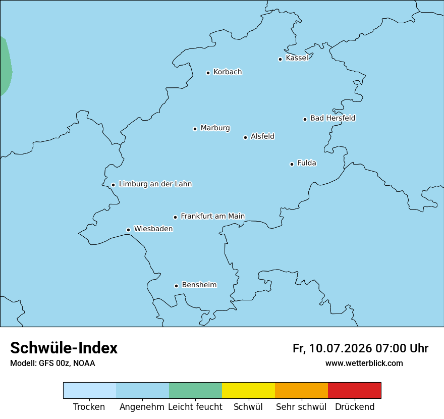 Modellkarte GFS – sui – he
