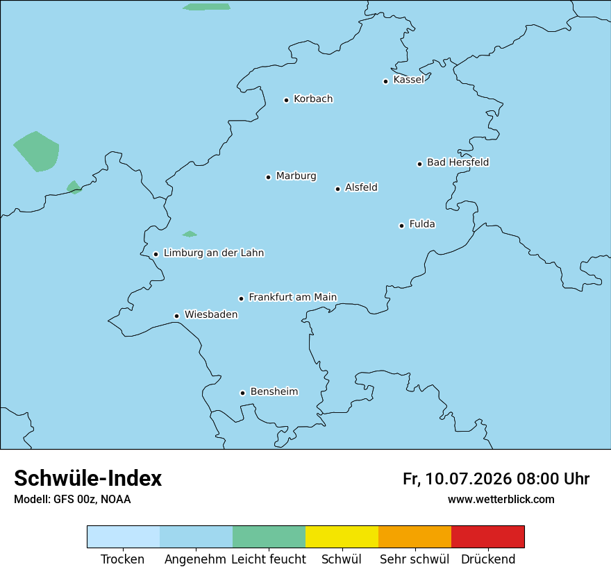 Modellkarte GFS – sui – he