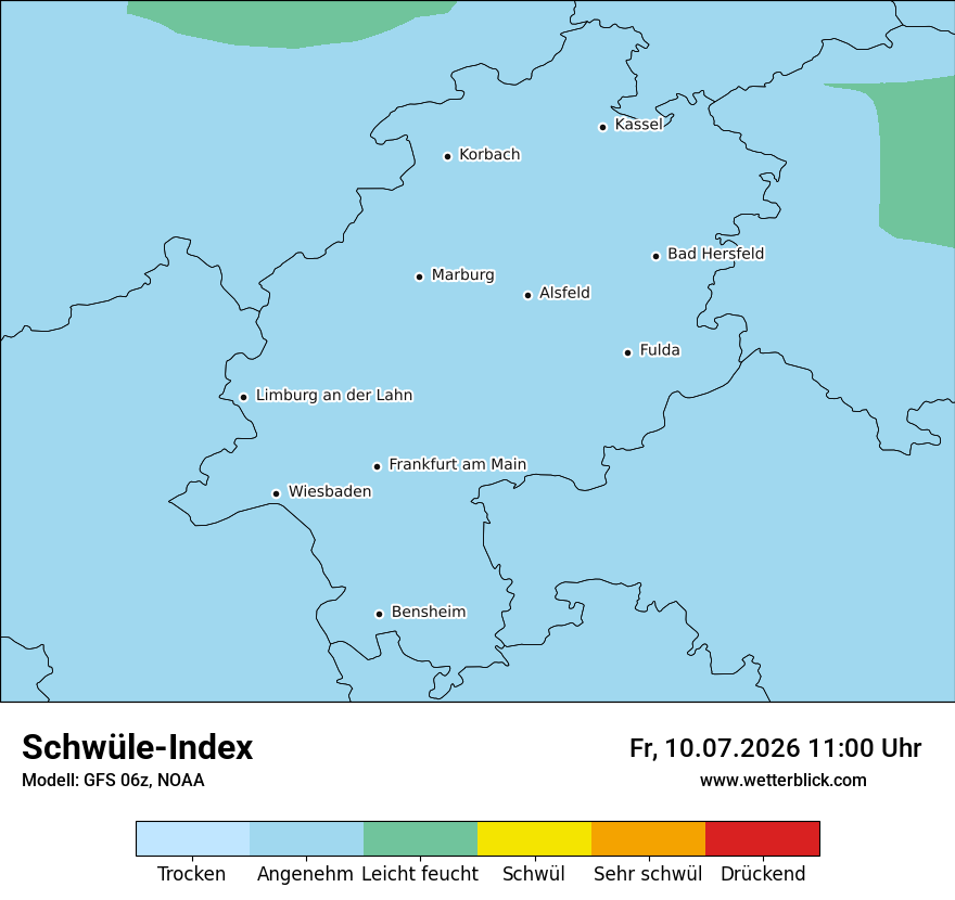 Modellkarte GFS – sui – he