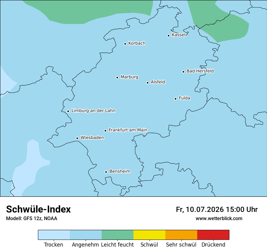 Modellkarte GFS – sui – he
