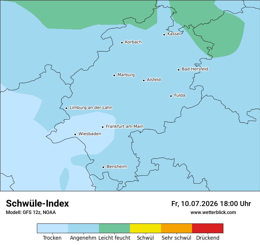 Modellkarte GFS – sui – he