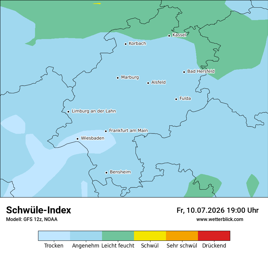 Modellkarte GFS – sui – he